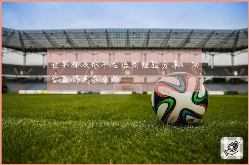 世界杯滚球平台选购经验分享，助你赢得更多乐趣