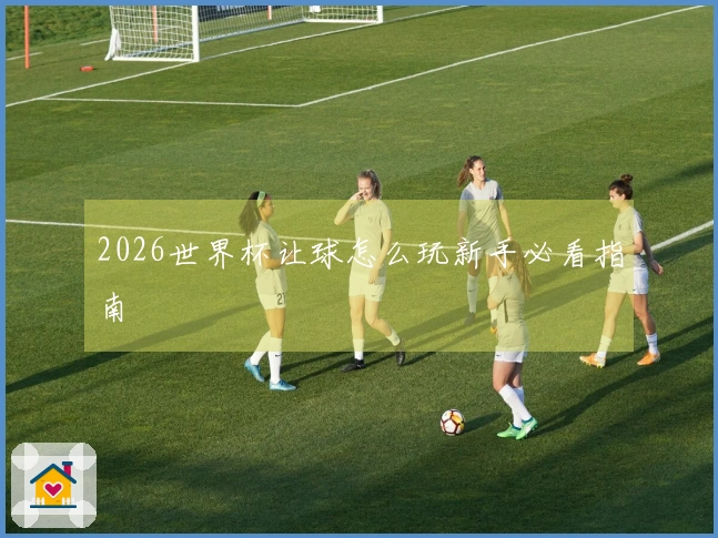 2026世界杯让球怎么玩新手必看指南